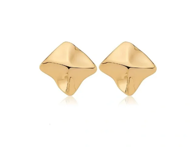 Cufelmu Geometric Square Earrings Statement Metal… Code