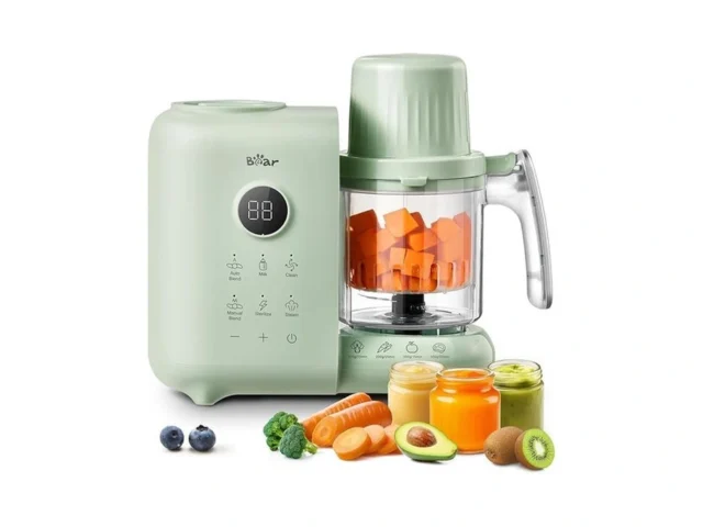 Bear Baby Food Maker With 18 5oz Dual-layer Steam… Coupon