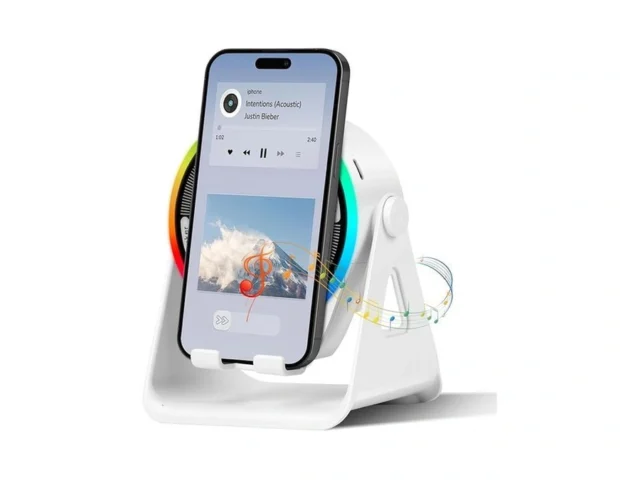 Cawinii Wireless Induction Bluetooth Speaker 4-in-1… Code