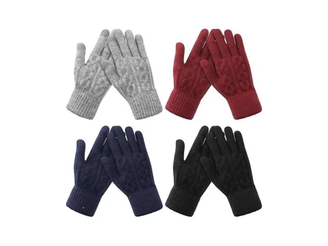 Pleneal 4 Pairs Winter Gloves For Women Touchscreen… Code