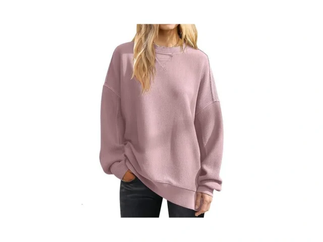 Anrabess Pink Oversized Sweaters Prom… Code