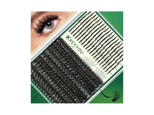 Keyyou Lash Clusters 280pcs 100d Long 10-18mix Lash… Code