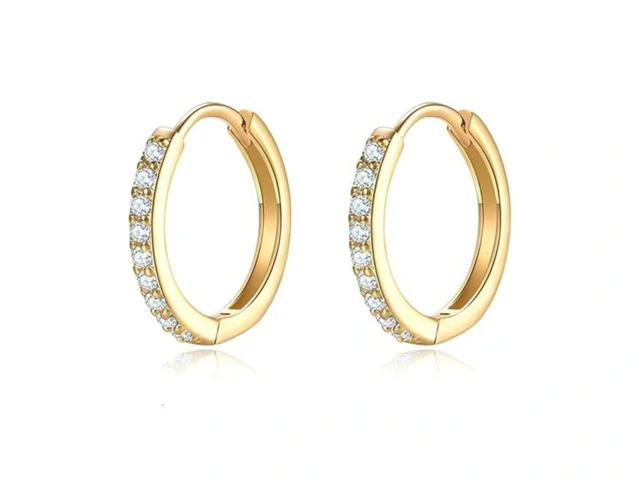 Hessawell Gold Hoop Earrings For Women Gold Plated… Code