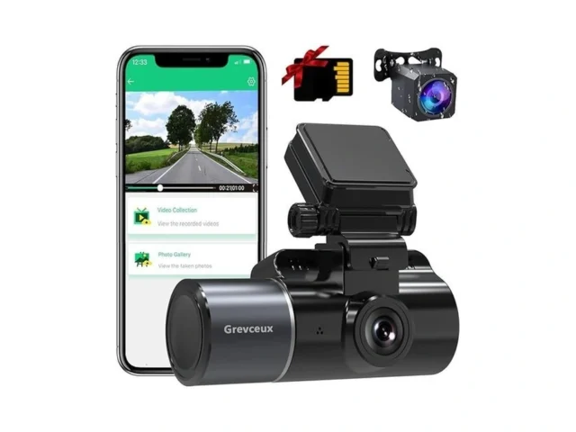 3 Channel Dash Cam With Wifi Function 4k Front And… Code