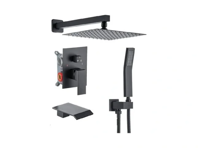 Rainfall Shower System With Tub Spout Bathroom Rain… Code