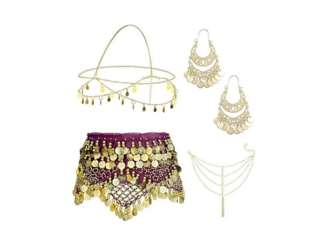 Orazio 4 Sets Women S Belly Dance Accessories Belly… Code
