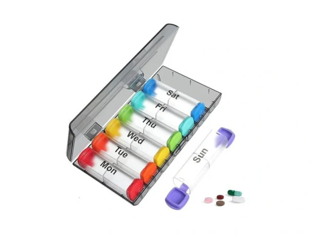 Caidre Weekly Pill Organizer 2 Times A Day – 7 Day… Coupon