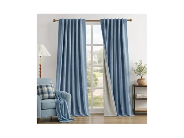 Homeideas 100 Chenille Blackout Curtains For… Code