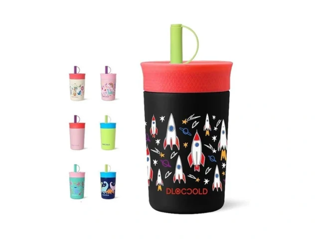 Dloccold 12 Oz Insulated Stainless Steel Straw… Code