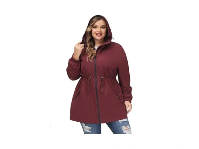 Hanna Nikole Womens Plus Size Solid Outdoor… Code
