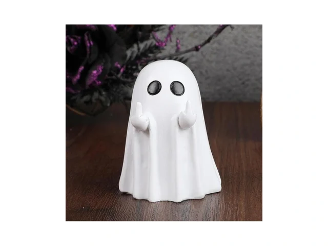 Dingzhidiy Halloween Decor Ghost Figurine Spooky… Code