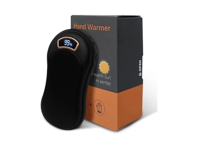 Electric Hand Warmer Rechargeable Black 1 Pack… Code