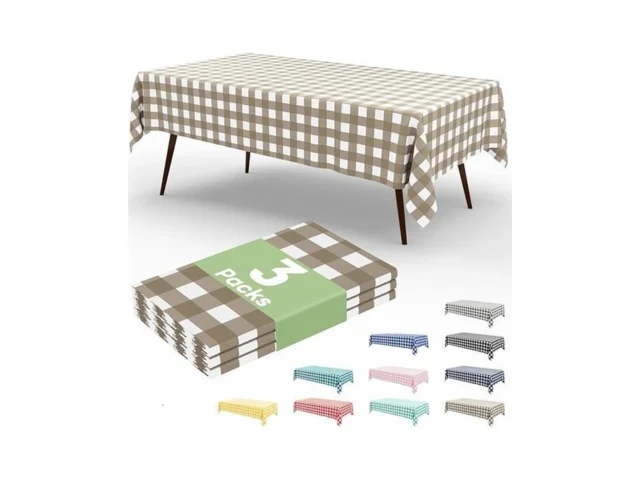 Misaya 3 Packs Buffalo Disposable Table Cloth 54 X… Code
