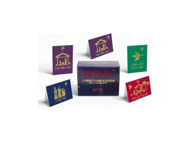 Better Office Products 50 Pack Religious Christmas… Coupon