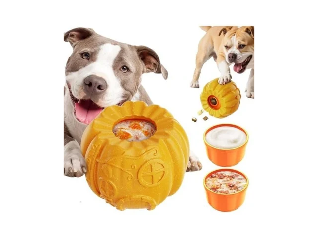 Pumpkin-shaped Interactive Dog Toy Multifunctional… Code