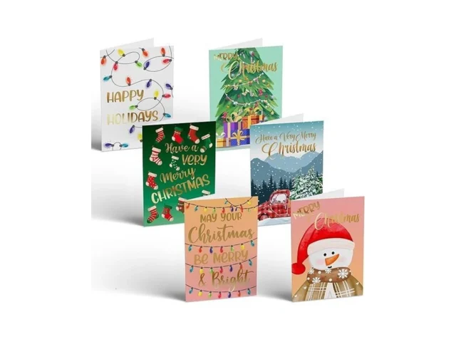Better Office Products 50 Pack Christmas Cards Set… Coupon