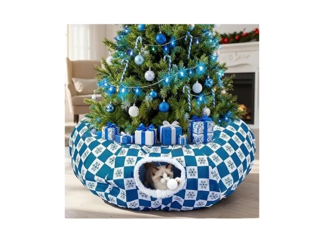 Siltriangle Winter Snowflake Cat Tunnel Christmas… Code