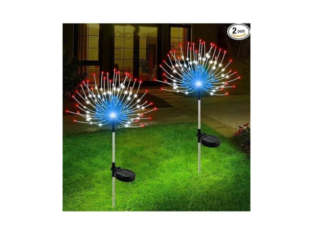 Slyuexu Solar Garden Lights Outdoor Waterproof 2… Code