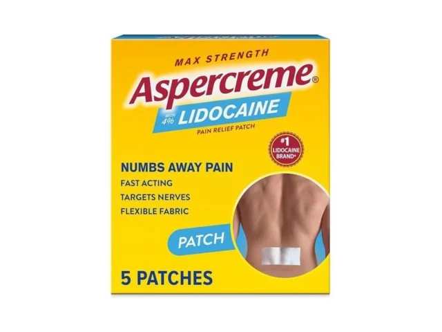 Aspercreme Max Strength Lidocaine Pain Relief Patch…