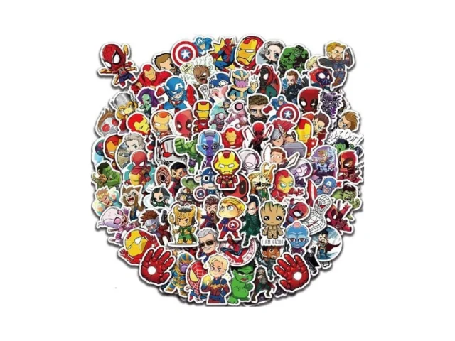 Superheros Stickers Pack 150pcs Avenger Decals For… Code
