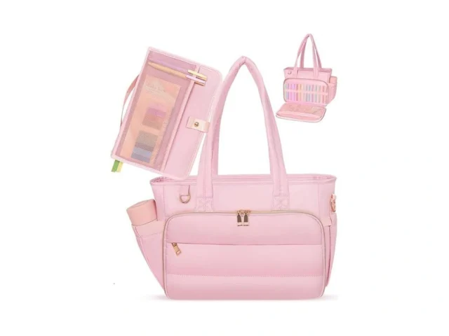 Vayoqon Puffer Tote Bag For Women Large Quilted… Code