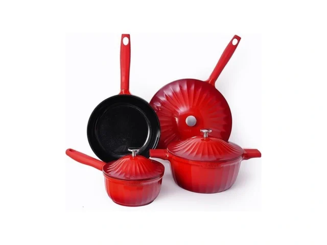 Lebof Nonstick Ceramic Cookware Set 7 Piece… Code
