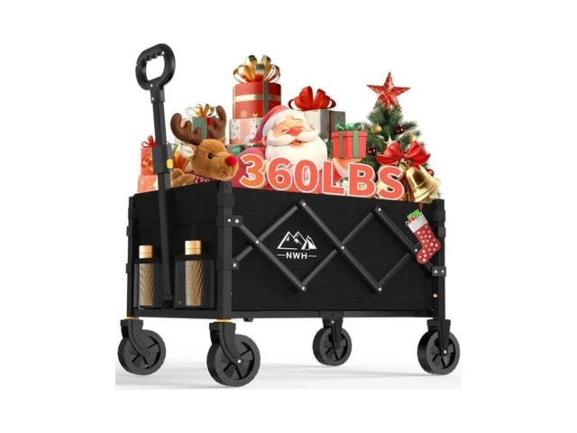Nwh Collapsible Wagon Cart With Wheels Foldable… Code