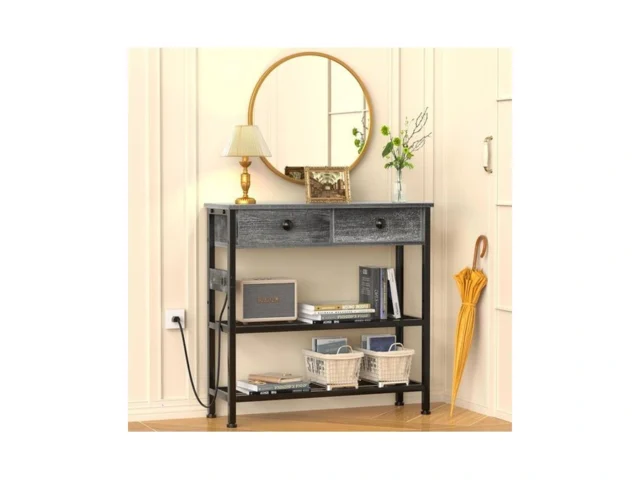 32 Narrow Console Entryway Table With Storage 2… Code