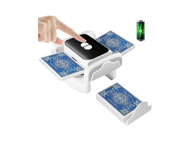 Xiszmog Rechargeable Automatic Card Shuffler For… Code