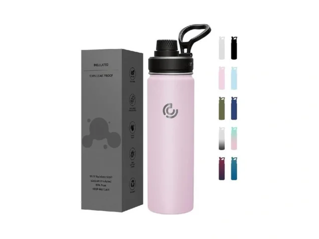 Sports Water Bottle 22oz Insulated Water Bottle… Coupon