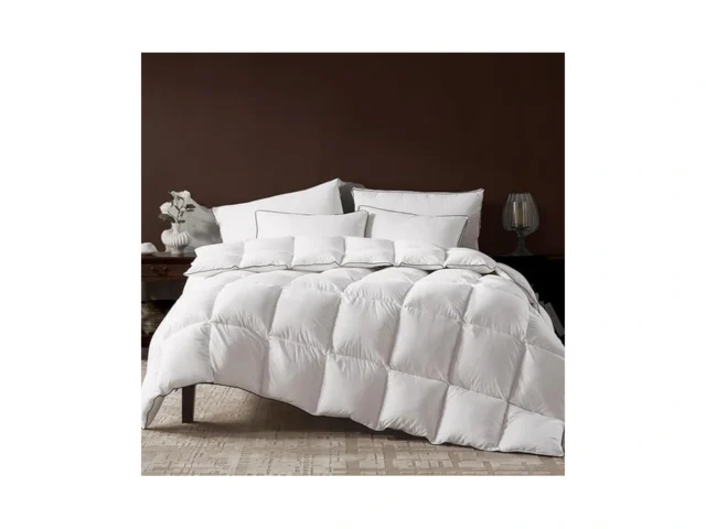 Richtry Goose Feather Down Fiber Comforter Queen… Code