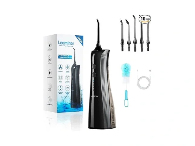 Leominor Water Dental Flosser – 5 Modes Cordless… Code