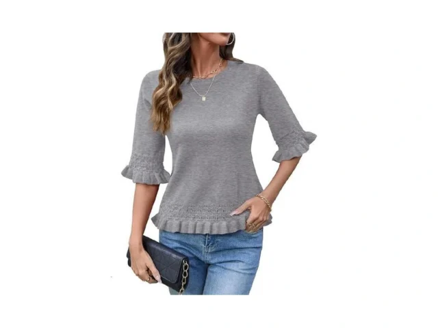 Akewei 2026 Trendy Spring Fall Peplum Tops For… Code