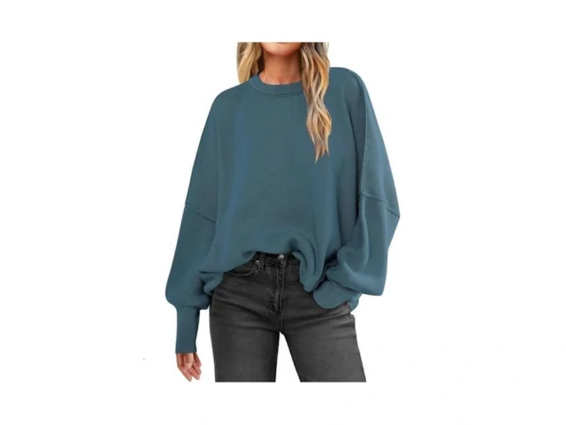 Logene Women S Oversized Crewneck Batwing Long… Code