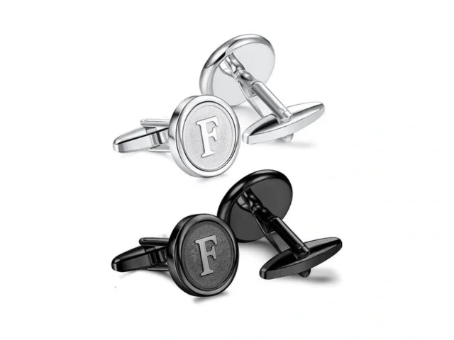 Orazio Cufflinks For Men Engraved Initials… Code
