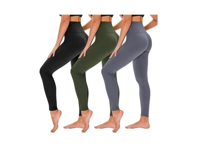 Tnnzeet 3 Pack Black Leggings For Women – Tummy… Code