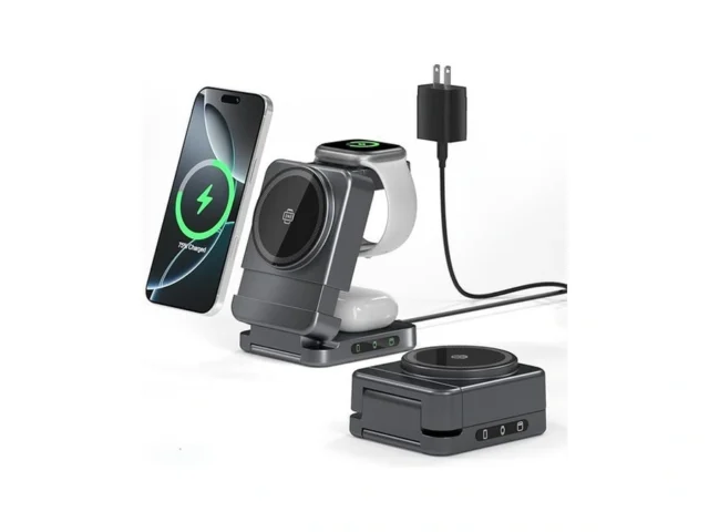 Foldable Wireless Charger 3 In 1 Charging Station… Code