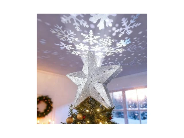 Dg-direct Christmas Tree Topper Lighted Star Silver… Code