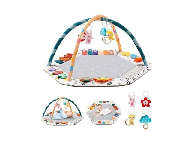 Baby Play Gym Mat 6 Development Zones Baby Tummy… Code