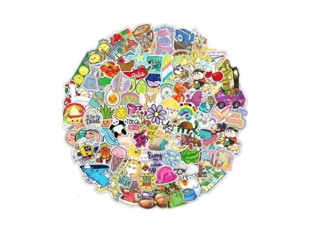 Bjmowin 400pcs Water Bottle Sticker Pack Funny… Code