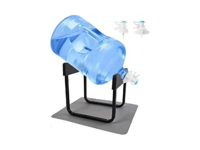 3-5 Gallon Water Jug Stand With 2 Dispenser Valves… Code