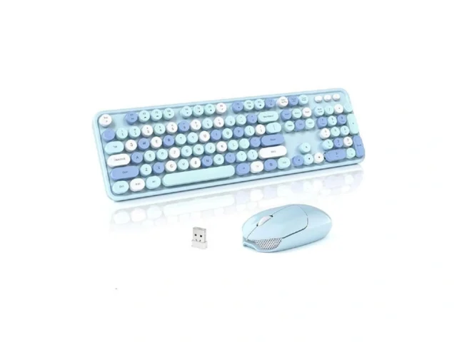 Sqmd Wireless Keyboard And Mouse Combo 2 4ghz Retro… Code
