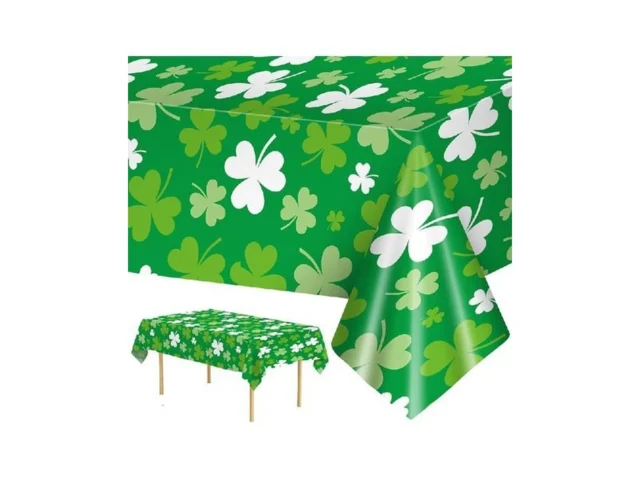 2 Pack St Patrick S Day Tablecloth – Green Shamrock… Code