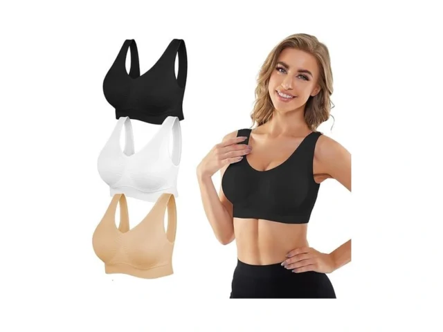 Yadifen Womens Sports Bras 3 4 6 Pack Wireless… Code