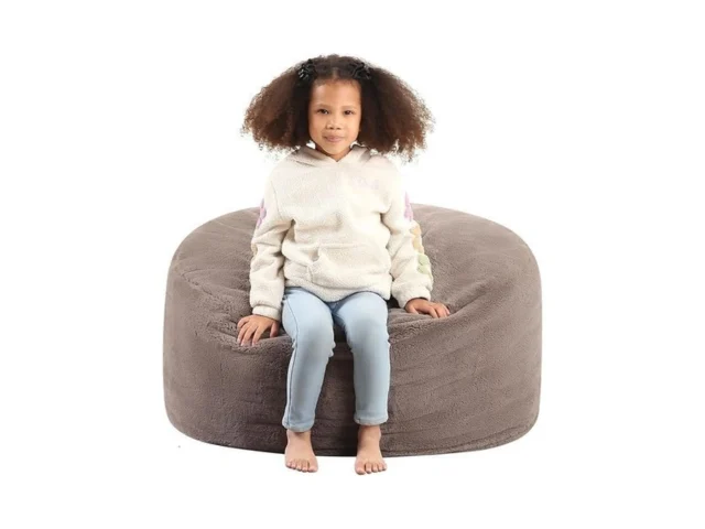 Momcaywex 2-in-1 Kids Round Bean Bag Chair Fluffy… Code