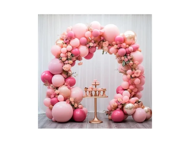 Rose Red Balloon Garland Arch Kit 155pcs Rose Gold… Code