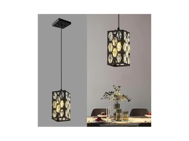 Vodcrindax Modern Black Pendant Light Fixture Mini… Code