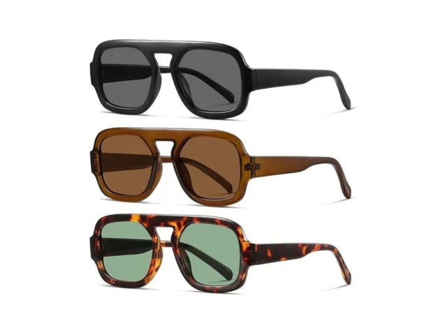 Ydaowkn Retro Square Aviator Sunglasses For Women… Code