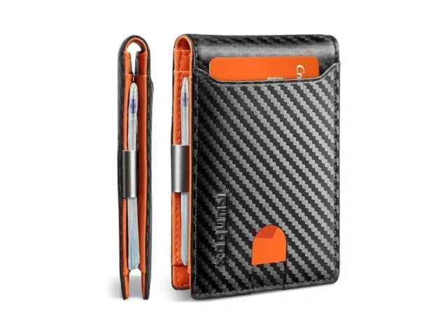 Runbox Money Clip Wallets For Men Slim Leather Mens… Code