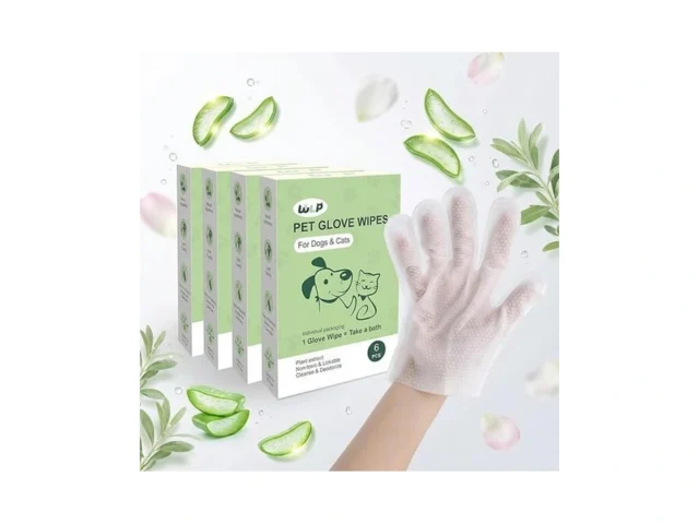 Wlp Pet Glove Wipes For Dogs Cats Individually… Code
